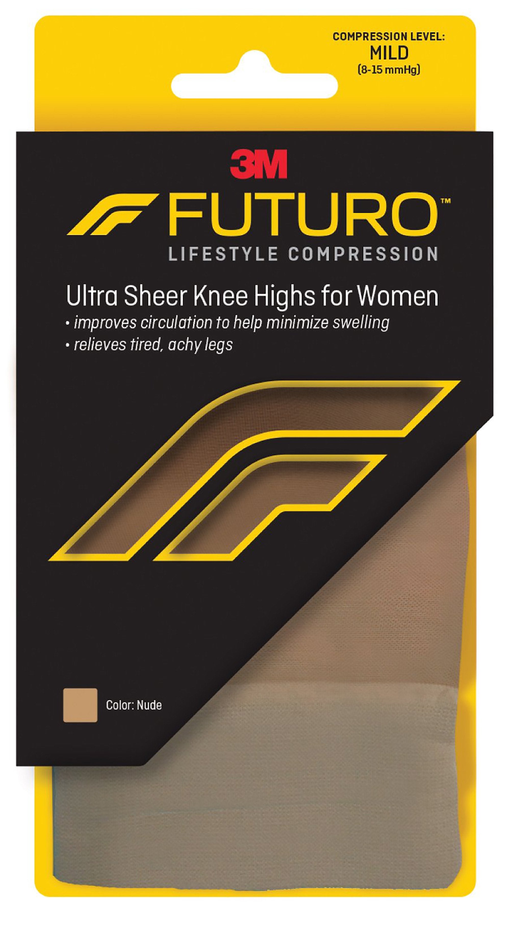 3M Futuro Compression Stocking Knee High Large Nude Closed Toe (1084254_PR) 1/PR