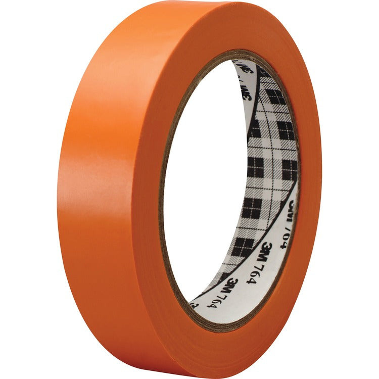 3M General Purpose Vinyl Tape 764, Orange (MMM764136ORG) 1 Roll