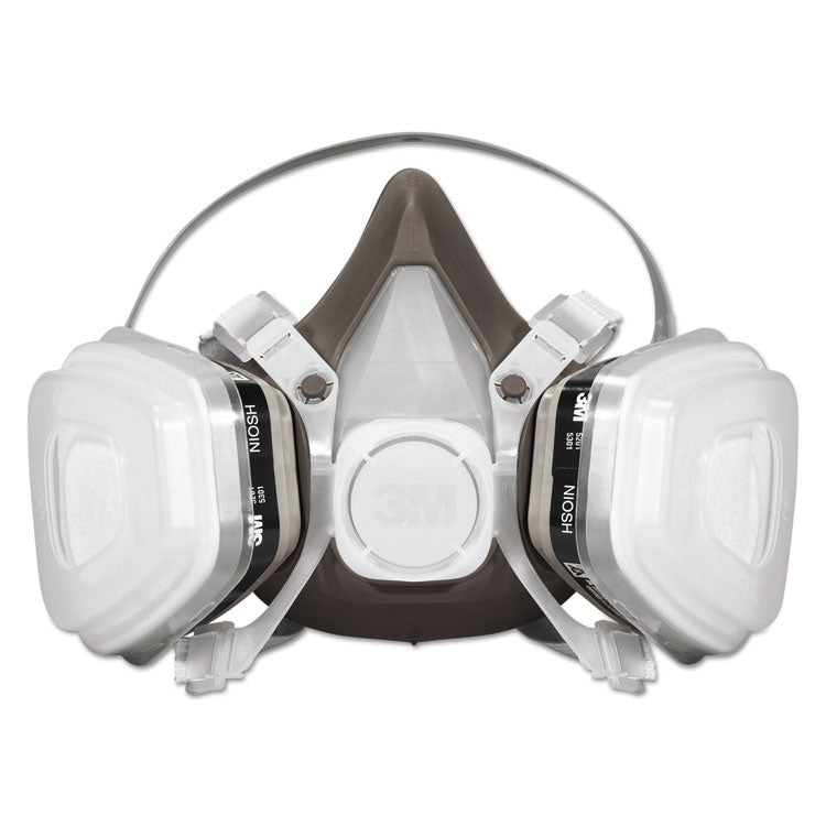 3M Half Facepiece Disposable Respirator Assembly, Large (MMM53P71) Each