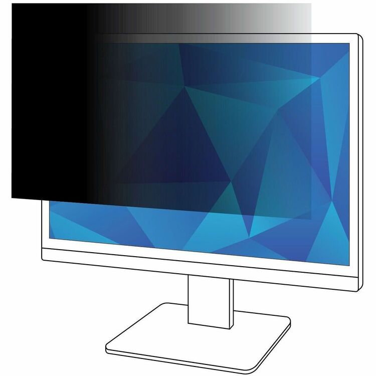3M Privacy Filter Black, Matte, Glossy For 32" Widescreen Monitor (MMMPF320W9B) Each