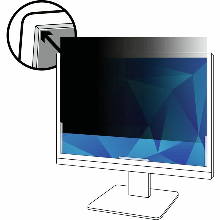 3M Privacy Filter, f/28" Wide-screen Monitors, 16:9 (MMMPF280W9B) Each
