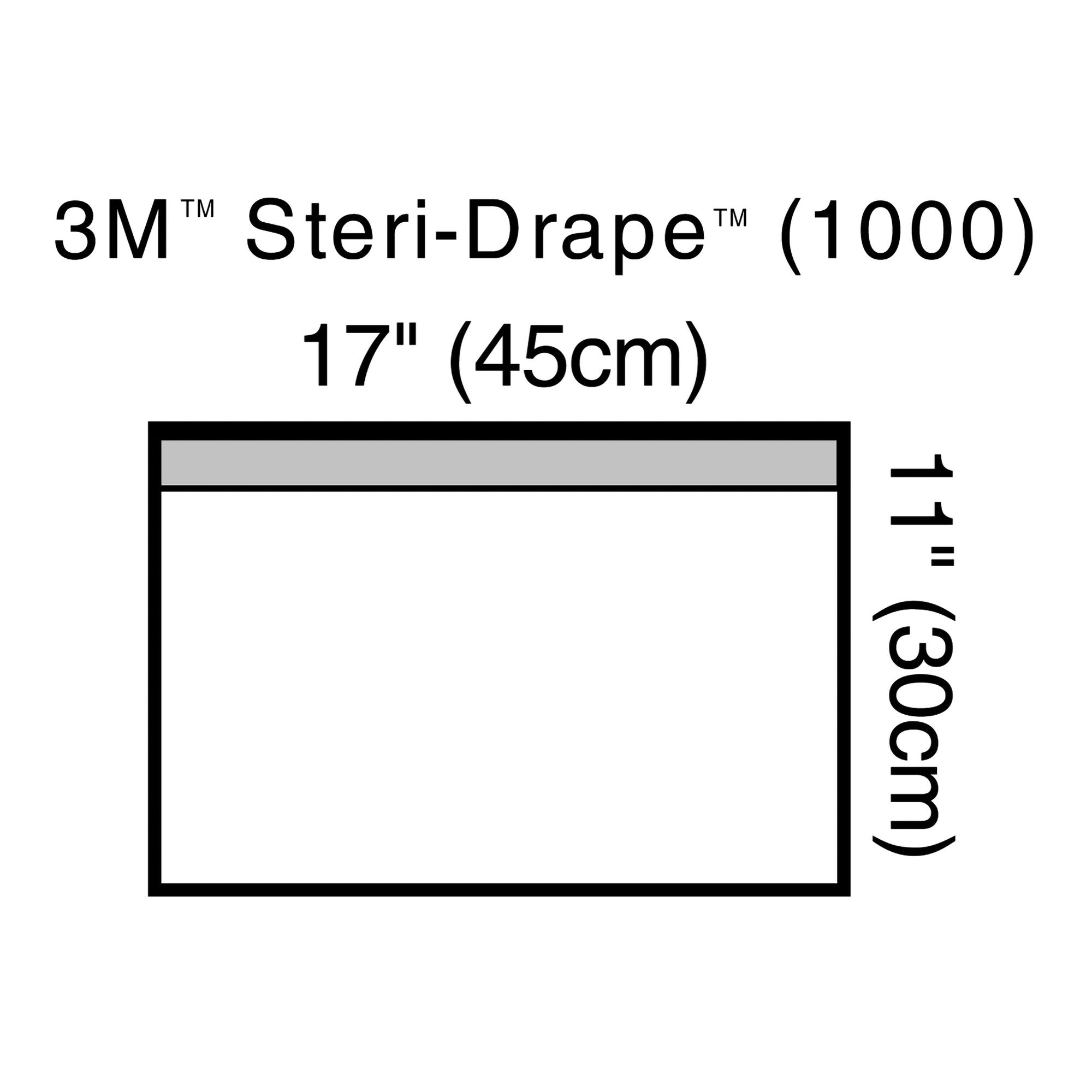 3M Steri-Drape General Purpose Drape Small Towel Drape 17 W X 11 L Inch Sterile (5713_CS) 40/CS