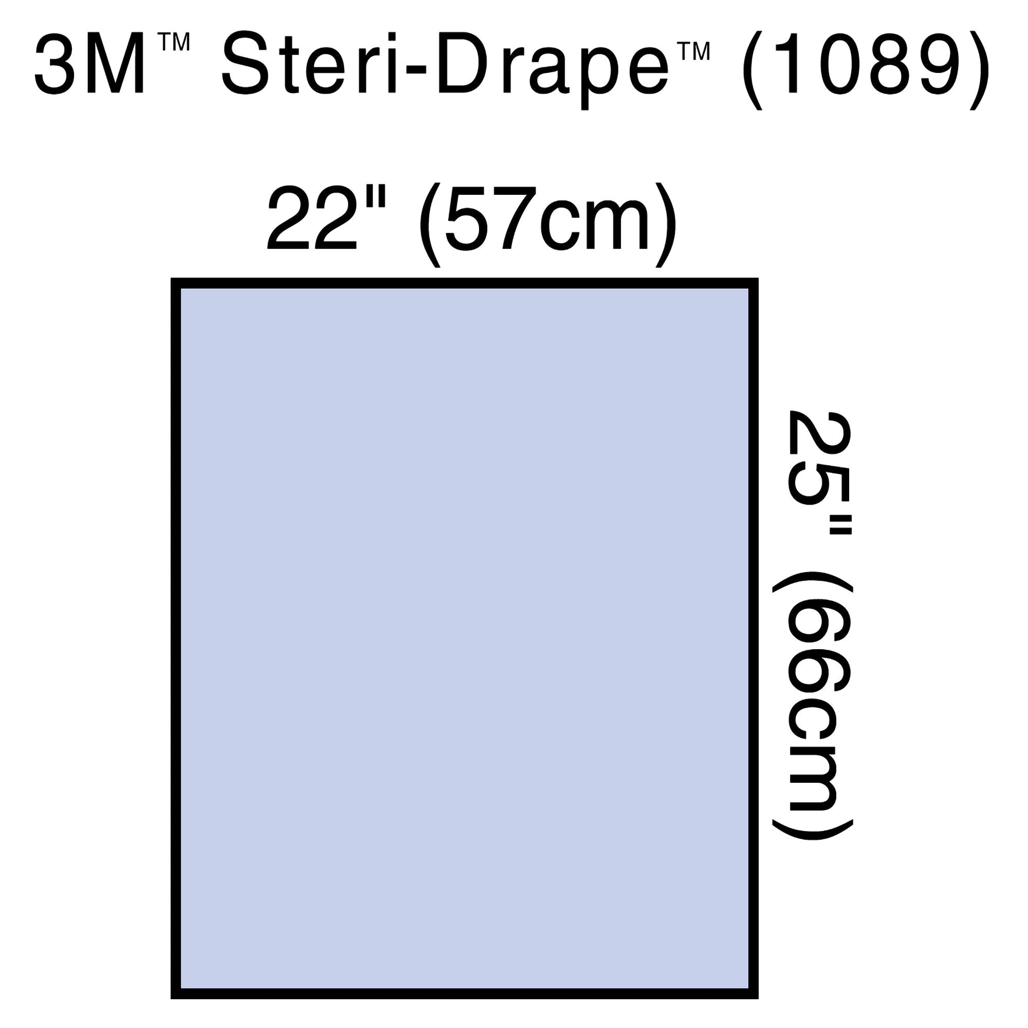 3M Steri-Drape General Purpose Drape Utility Sheet 22 W X 25 L Inch Sterile (362568_PK) 2/PK