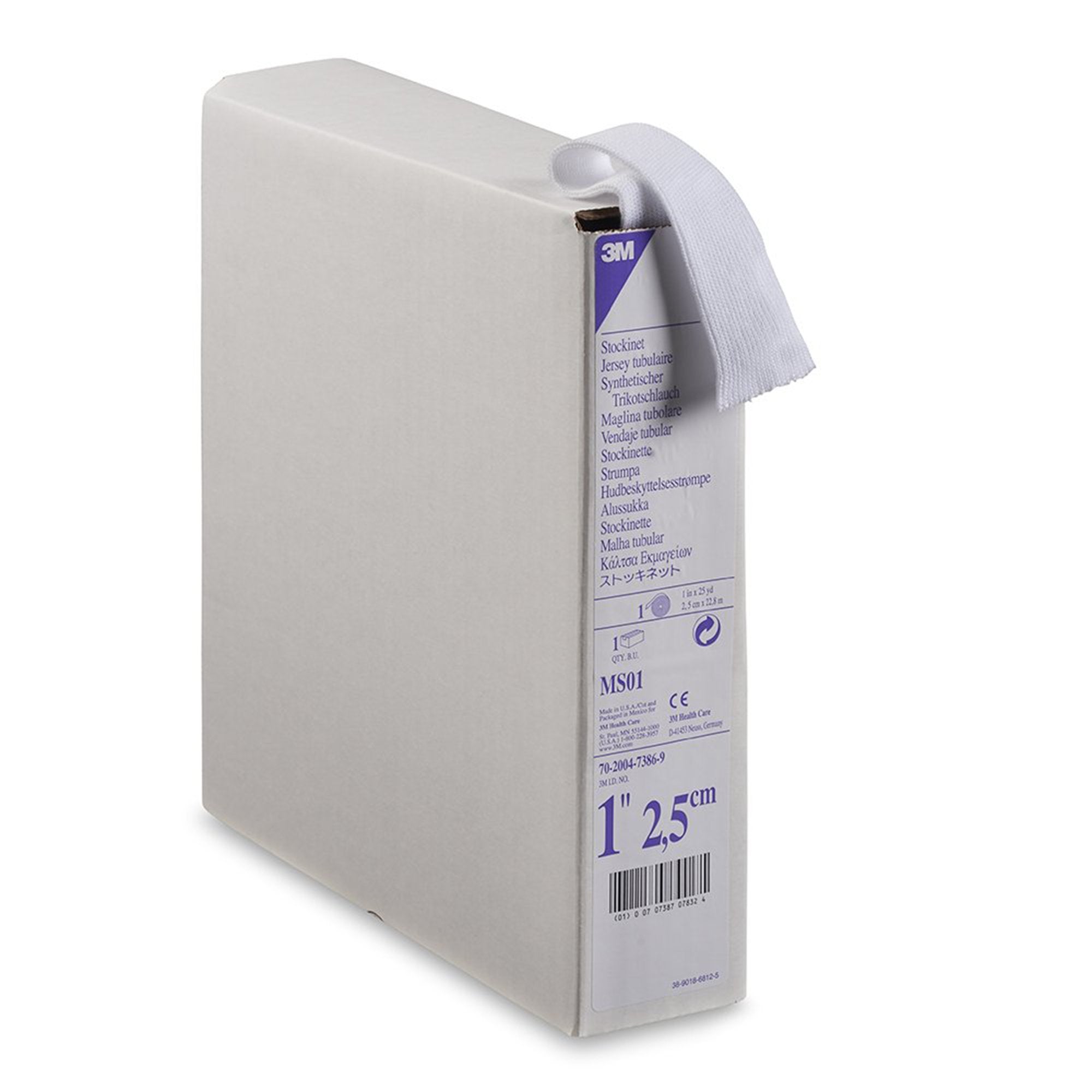3M Synthetic Stockinette Tubular / Undercast 1 Inch X 25 Yard Polyester NonSterile (131513_RL) 1/RL