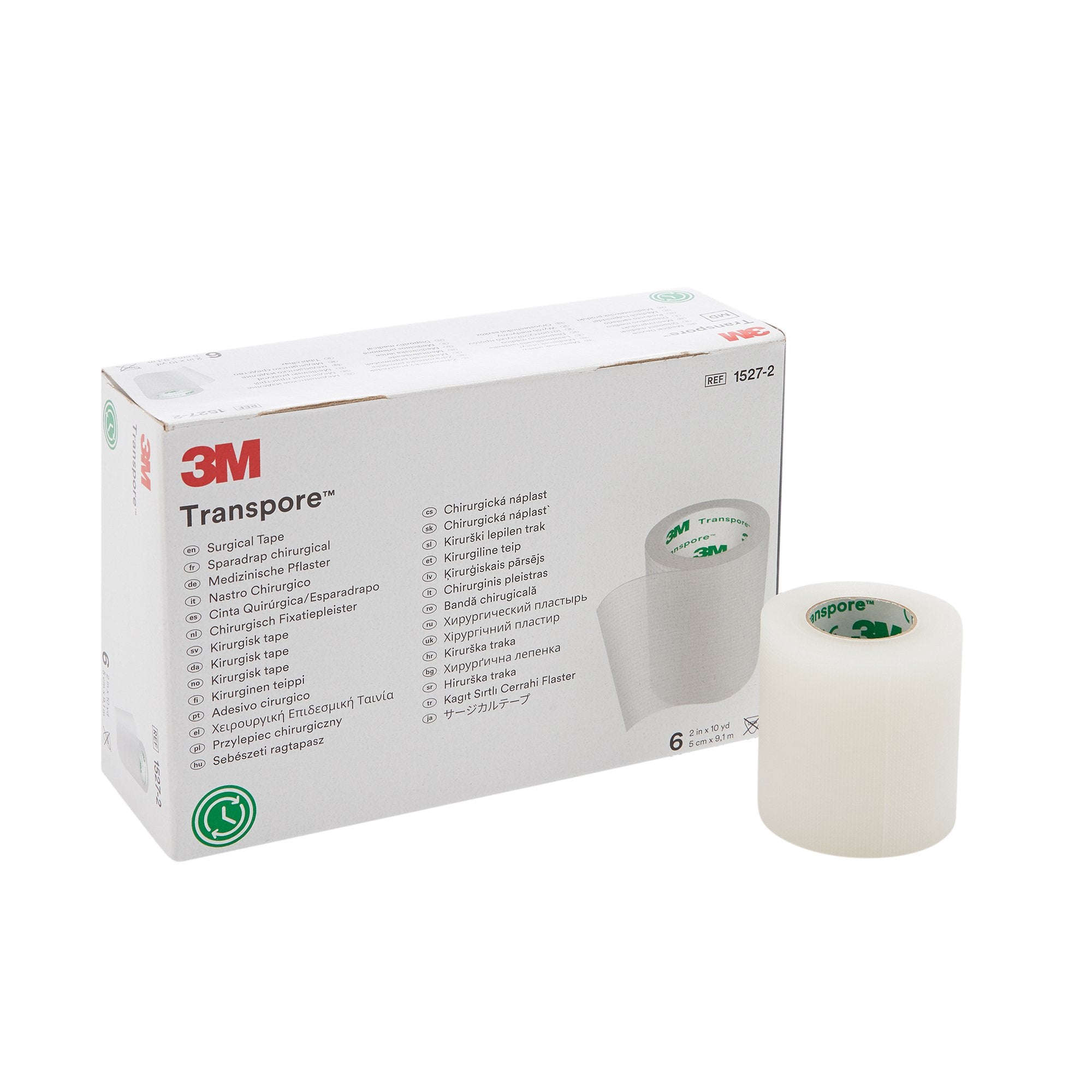 3M Transpore Medical Tape Transparent 2 Inch X 10 Yard Plastic NonSterile (5764_BX) 6/BX