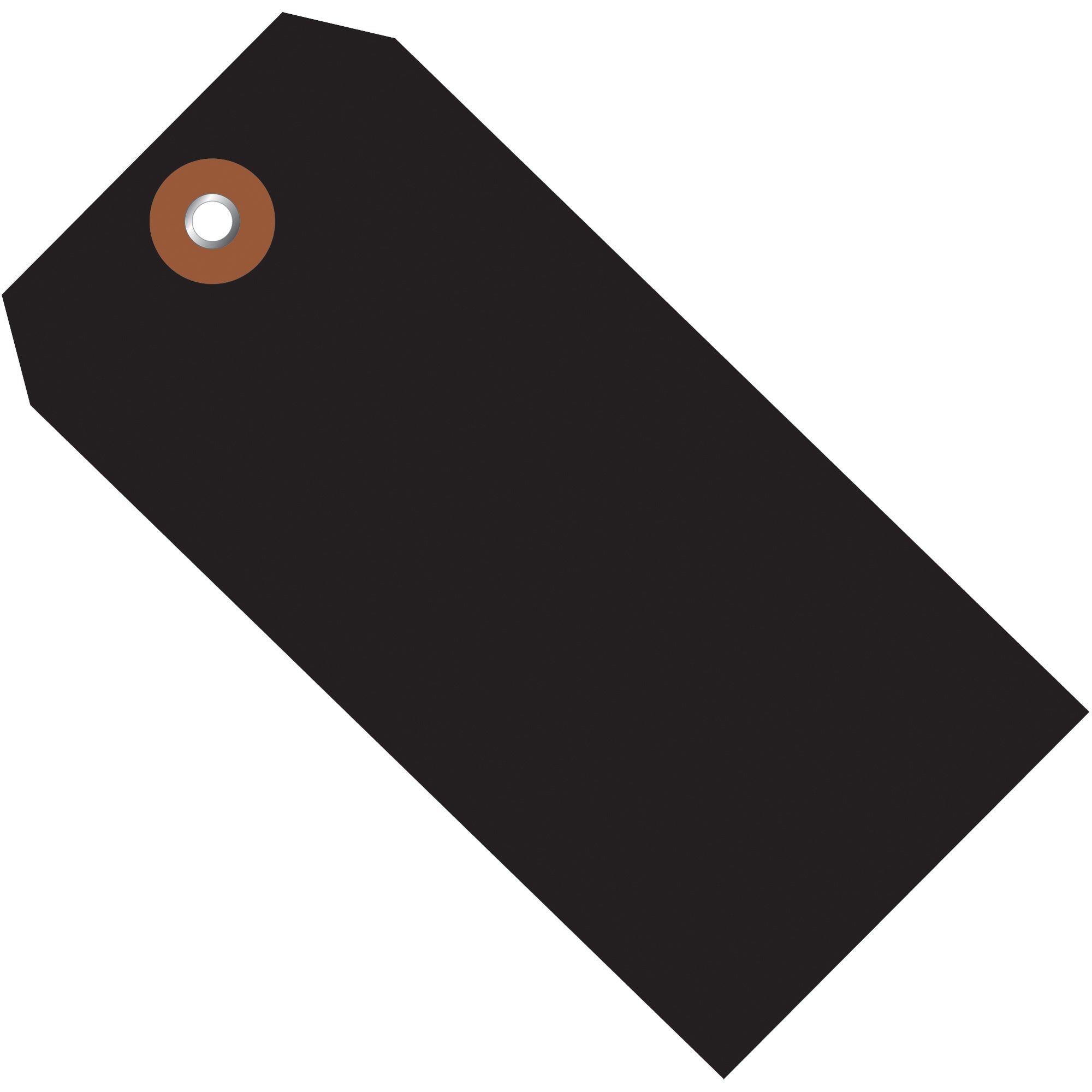 4 3/4" x 2 3/8 Black Plastic Shipping Tags (G26051) Case Of 100