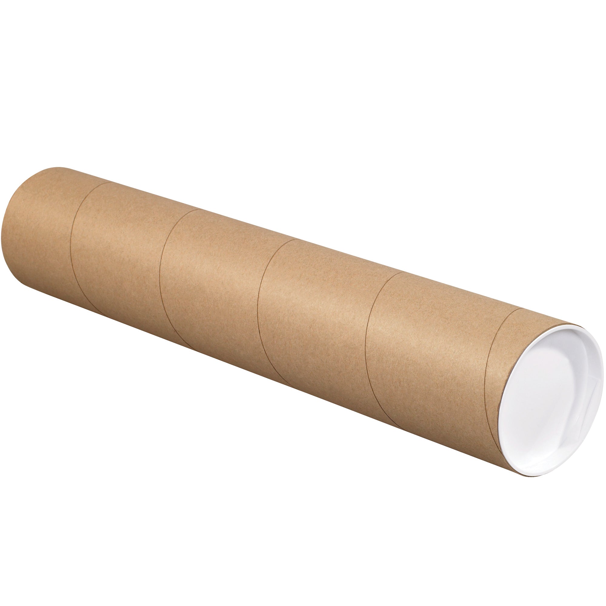 4 x 48" Kraft Tubes with Caps (P4048K) Case Of 15