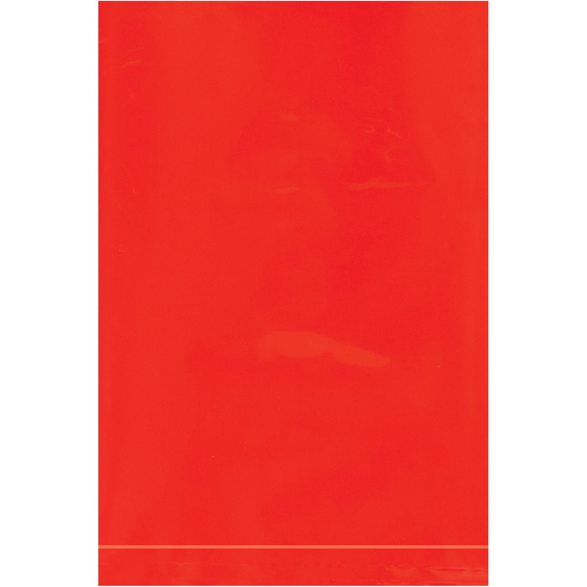 4 x 6" - 2 Mil Red Flat Poly Bags (PB390R) Case Of 1000