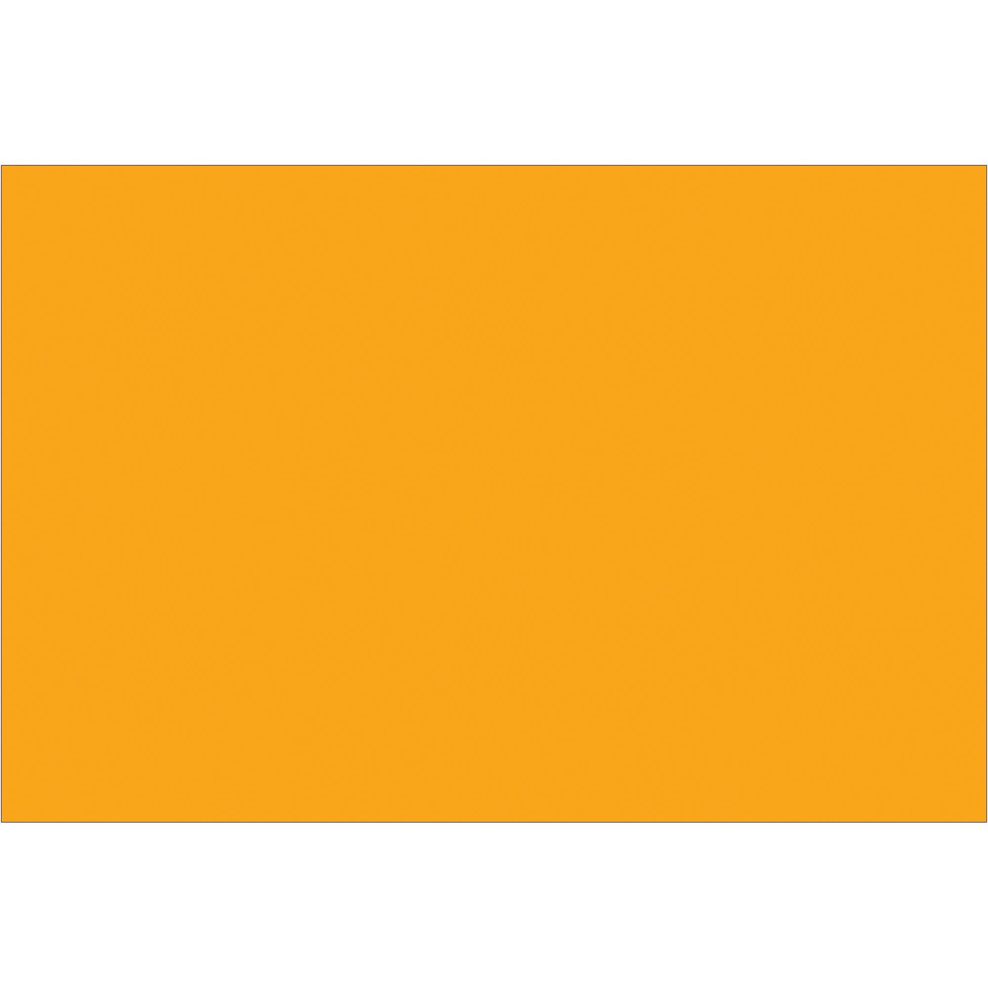 4 x 6" Fluorescent Orange Inventory Rectangle Labels (DL635H) Roll Of 500