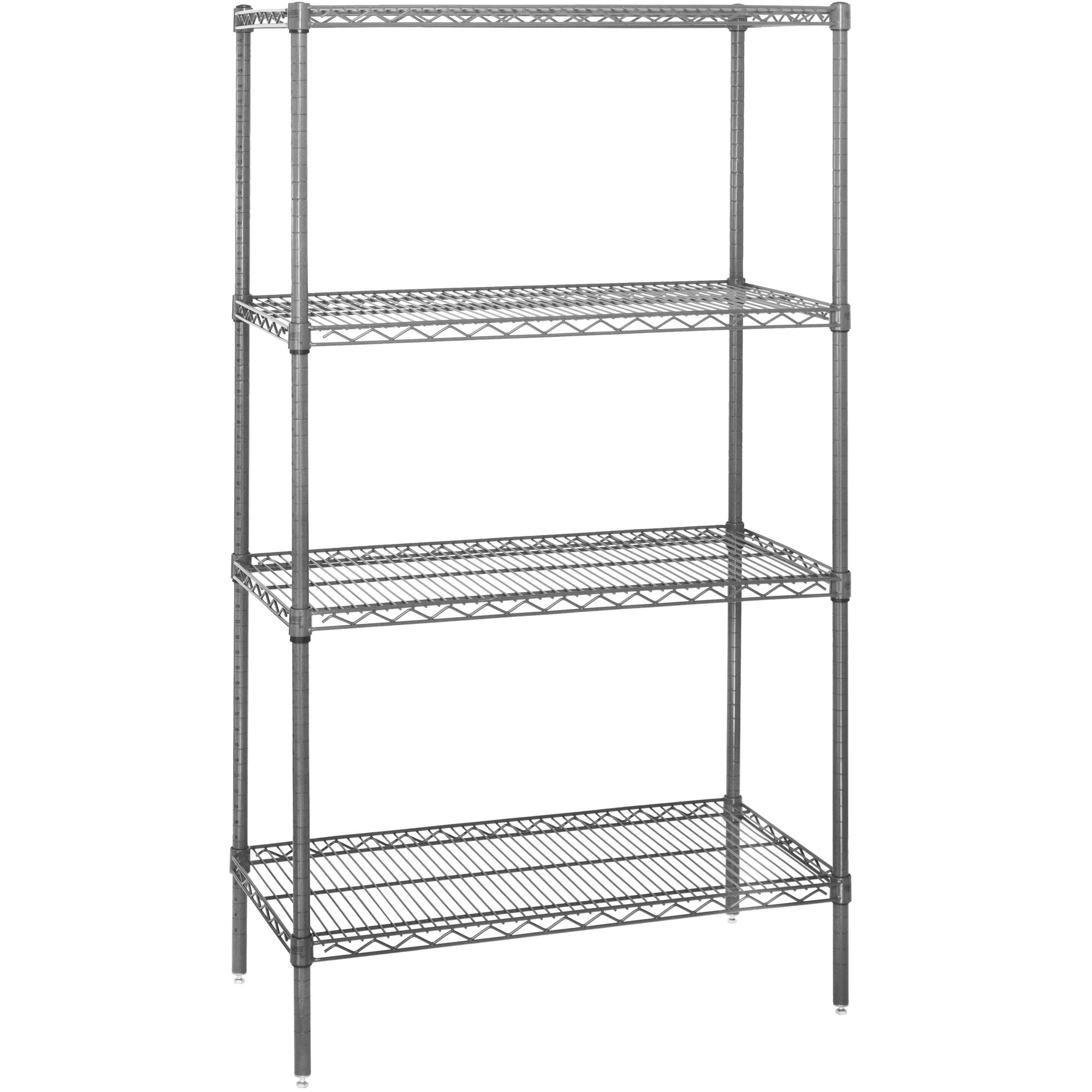 48 x 24 x 86" - 4 Shelf Wire Shelving Starter Unit (WS482486) Each