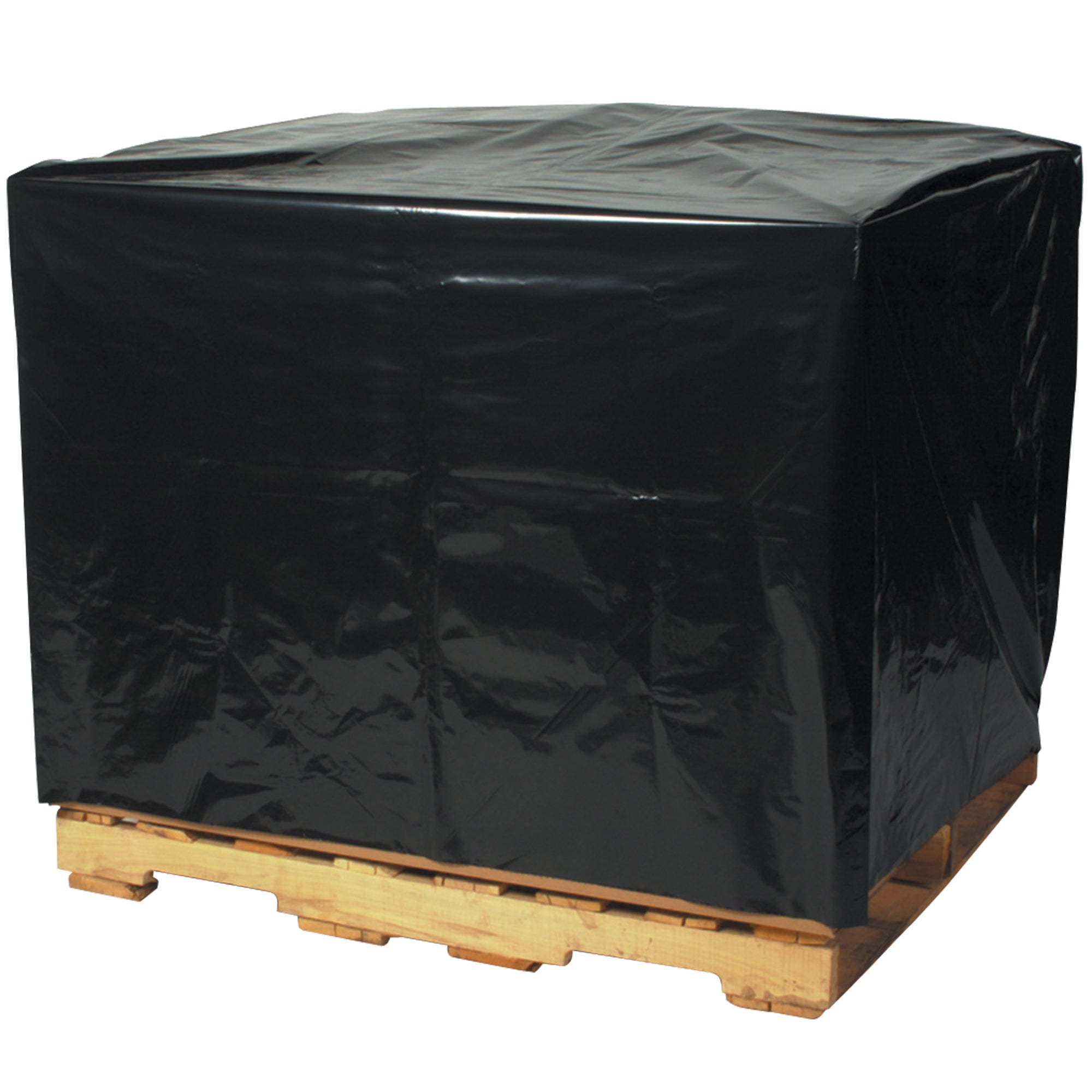 48 x 46 x 72" - 2 Mil Black Pallet Covers (PC547) Case Of 50