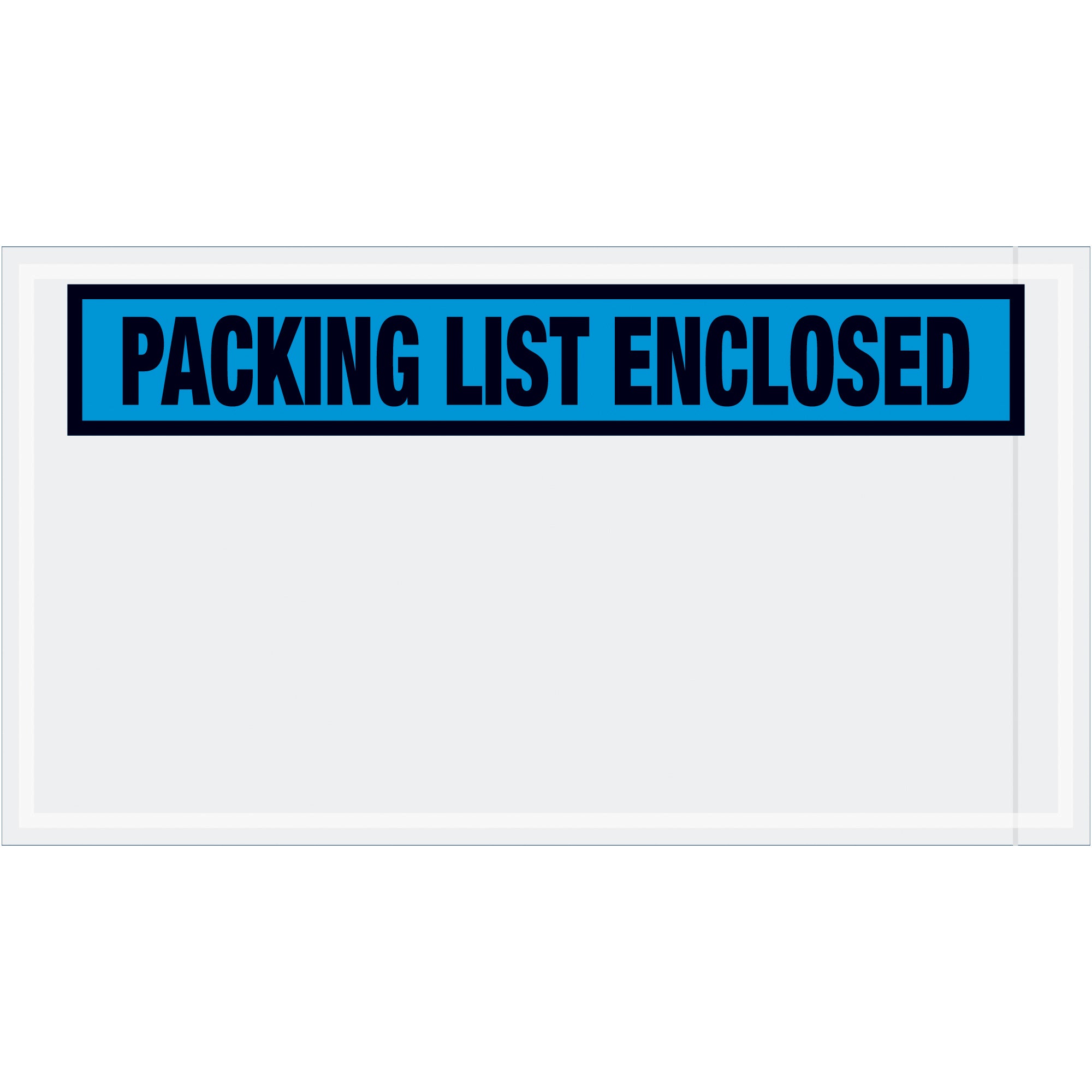 5 1/2 x 10" Blue "Packing List Enclosed" Envelopes (PL431) Case Of 1000