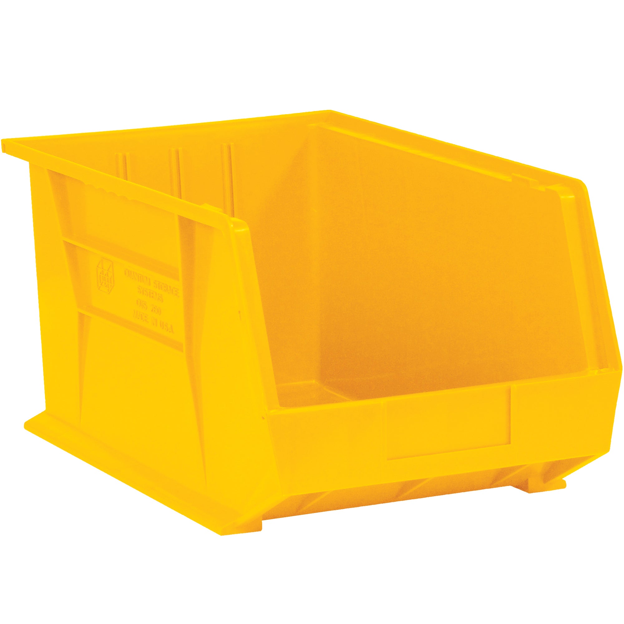 5 3/8 x 4 1/8 x 3" Yellow Plastic Stack & Hang Bin Boxes (BINP0543Y) Case Of 24