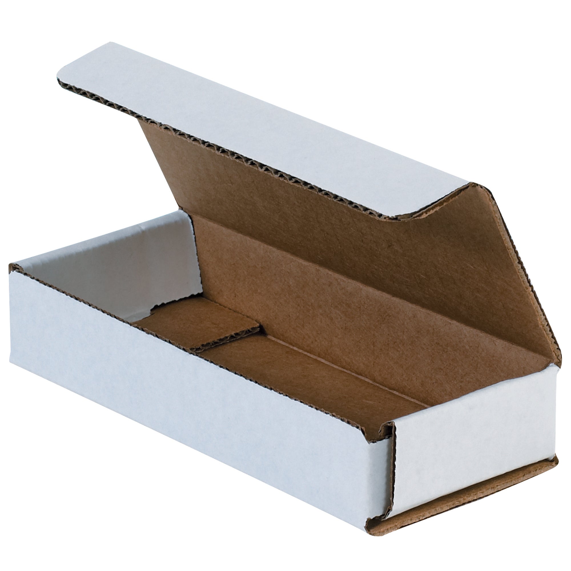 6 x 2 1/2 x 1" White Corrugated Mailers (MRX1L) Bundle Of 50