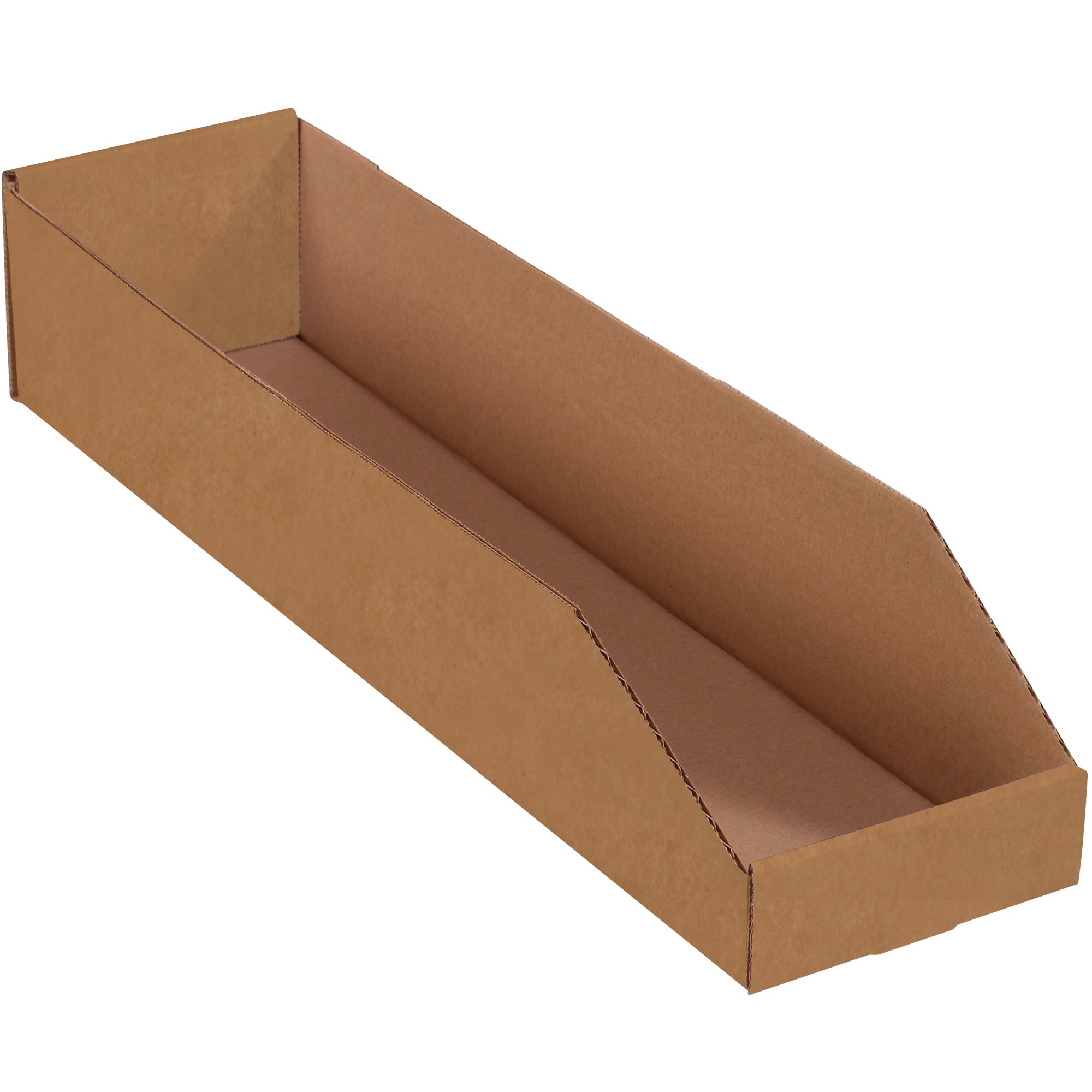 6 x 24 x 4 1/2" Kraft Bin Boxes (BINMT624K) Bundle Of 50