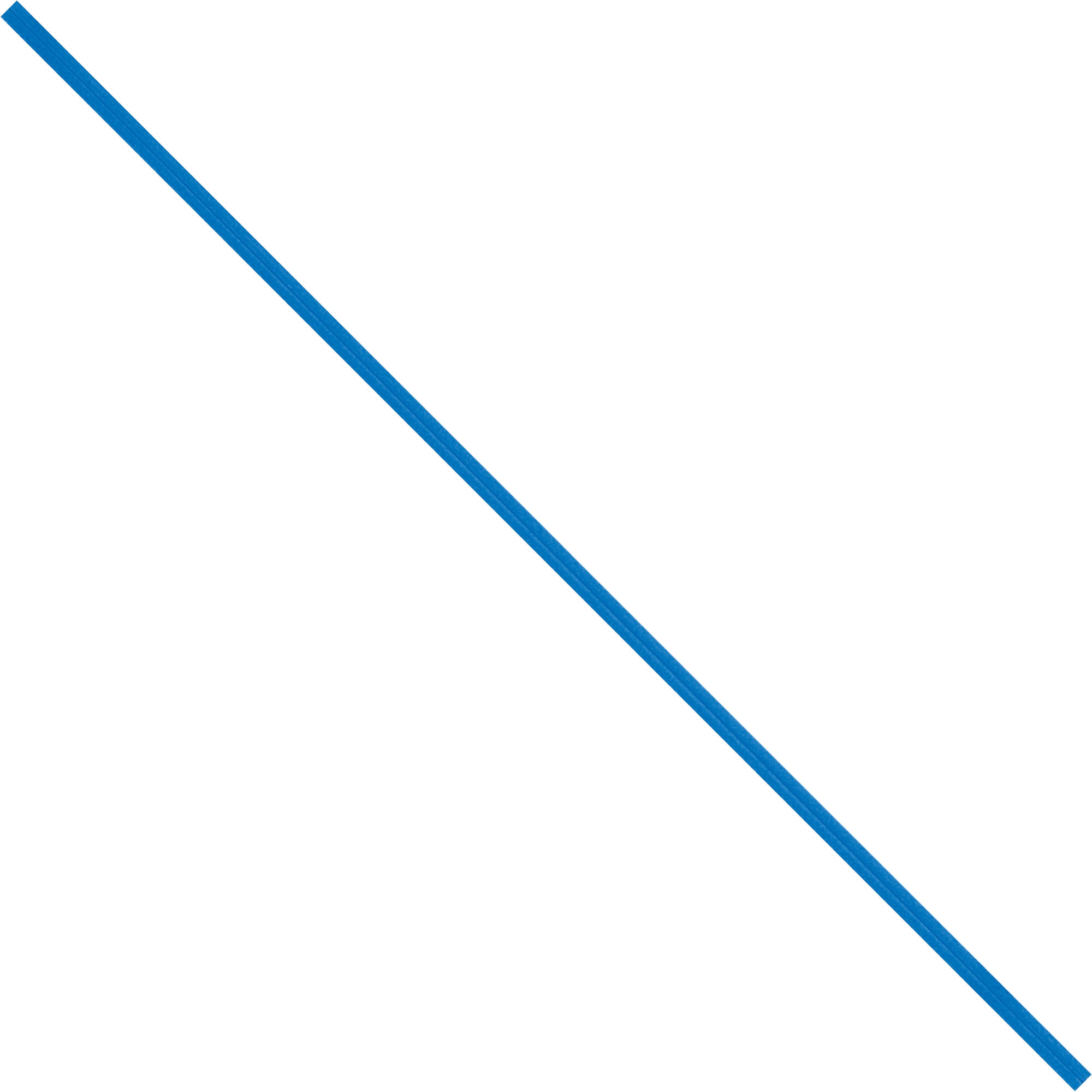 7 x 5/32" Blue Paper Twist Ties (PBT7B) Case Of 2000