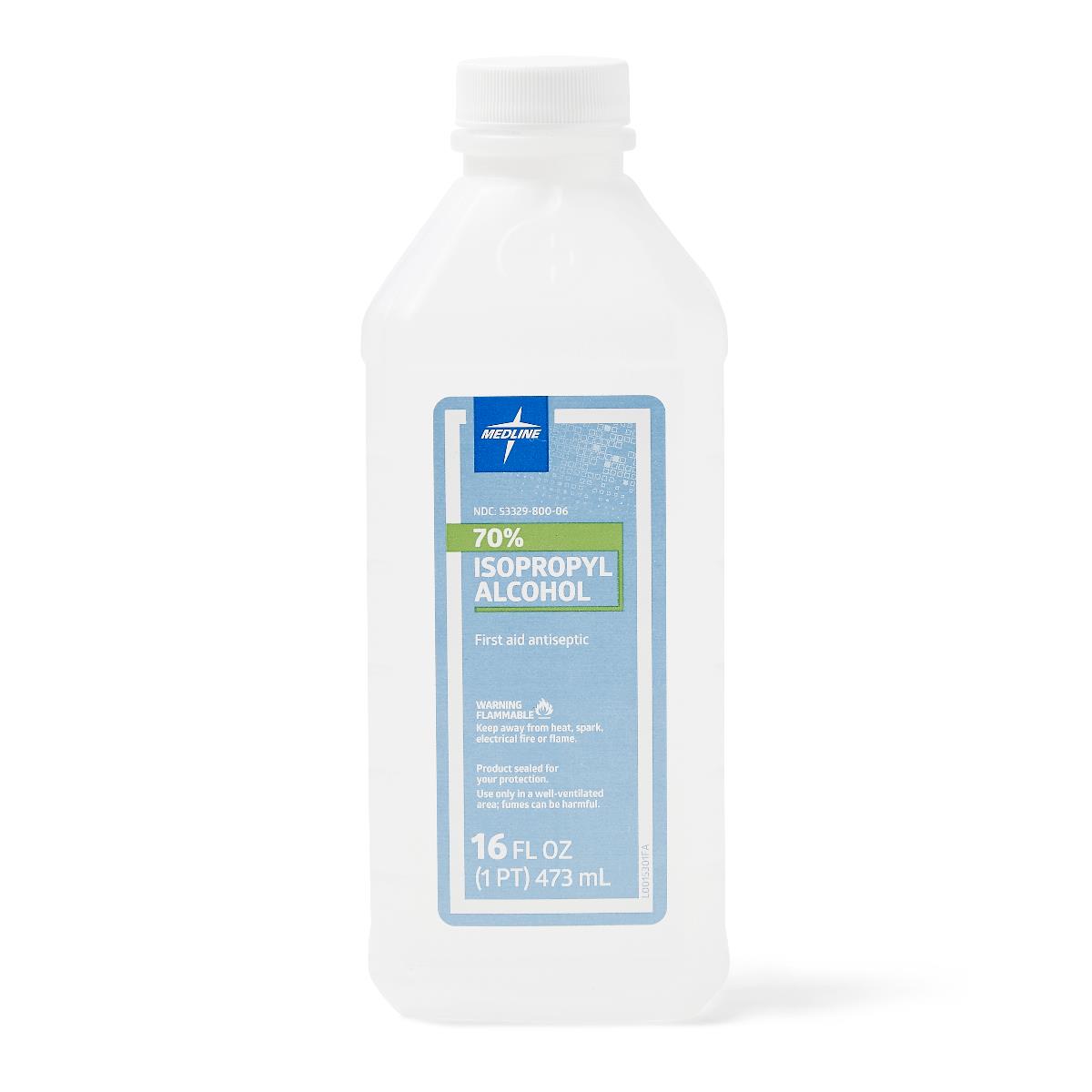 70% Isopropyl Rubbing Alcohol, 16 oz., 12/CS (MDS098003Z) Case of 12