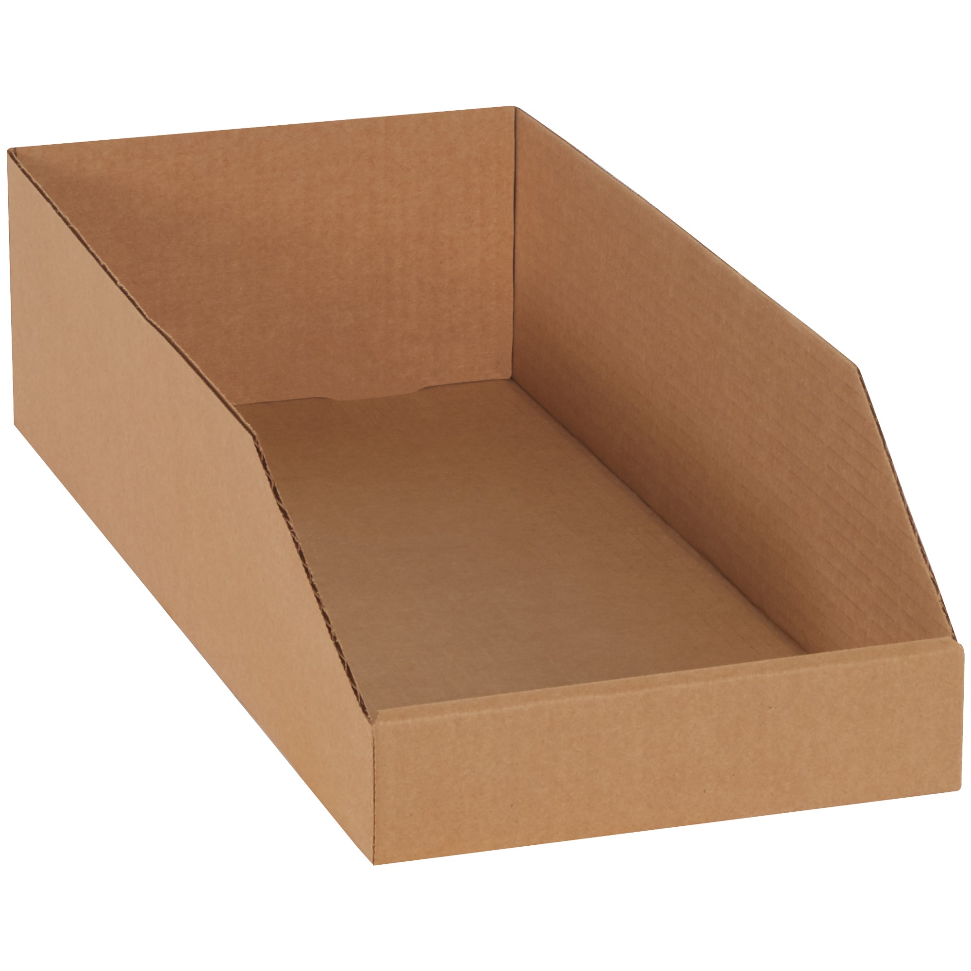 8 x 18 x 4 1/2" Kraft Bin Boxes (BINBWZ818K) Bundle Of 50