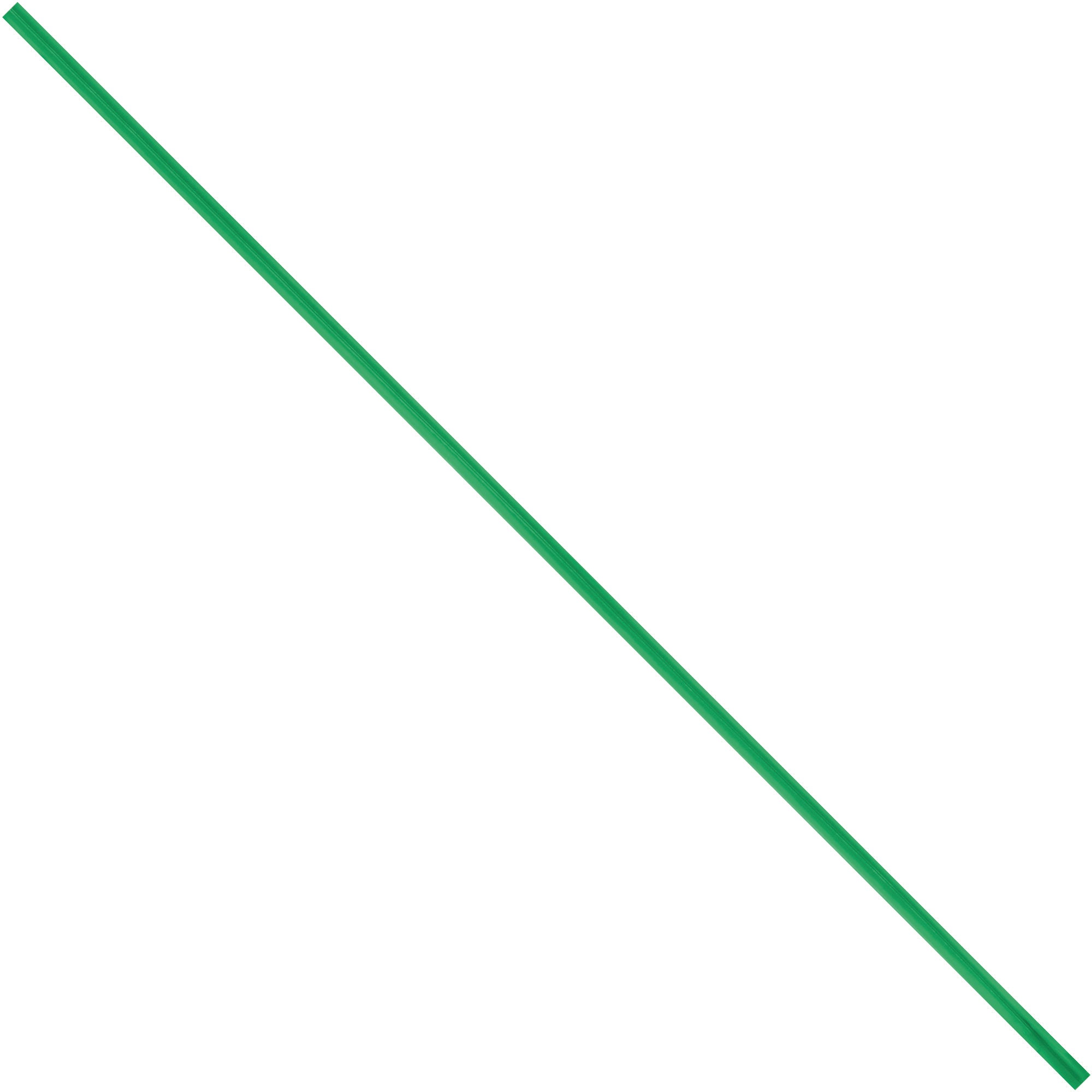 8 x 5/32" Green Plastic Twist Ties (PLT8G) Case Of 2000