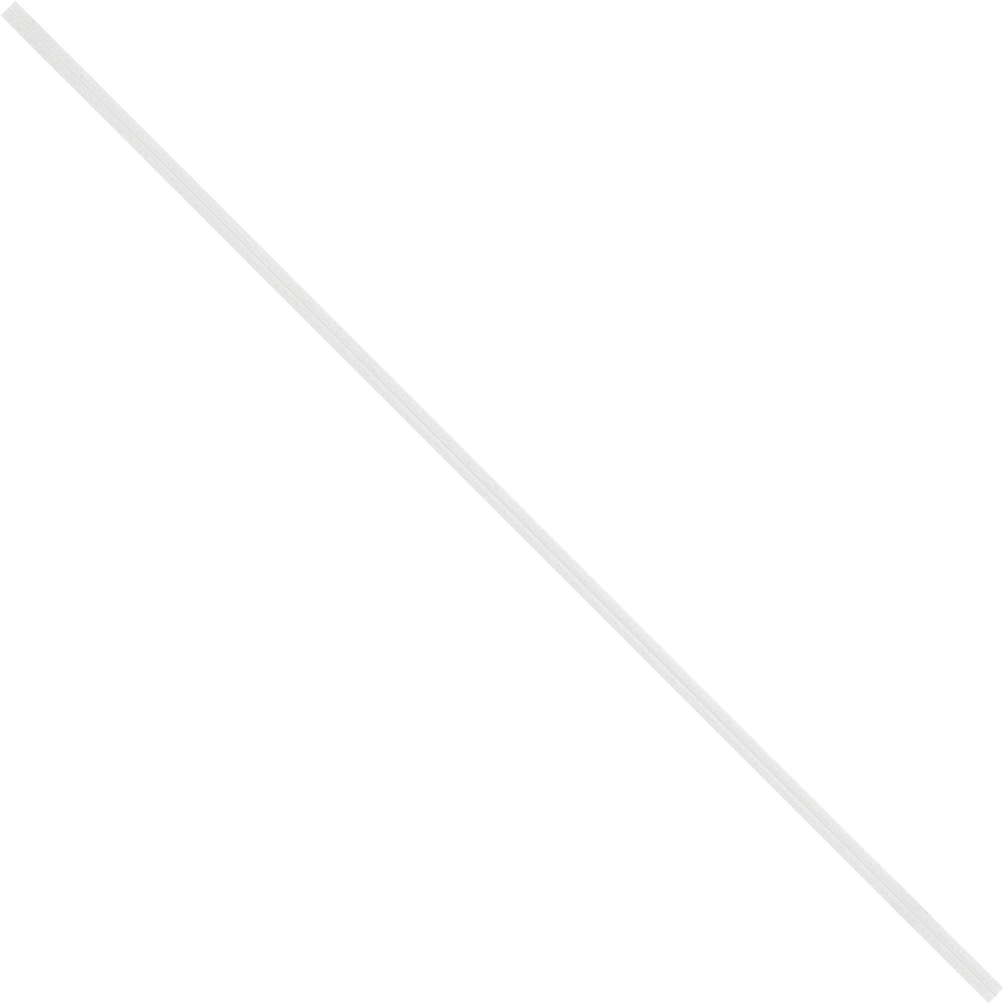 8 x 5/32" White Paper Twist Ties (PBT8W) Case Of 2000