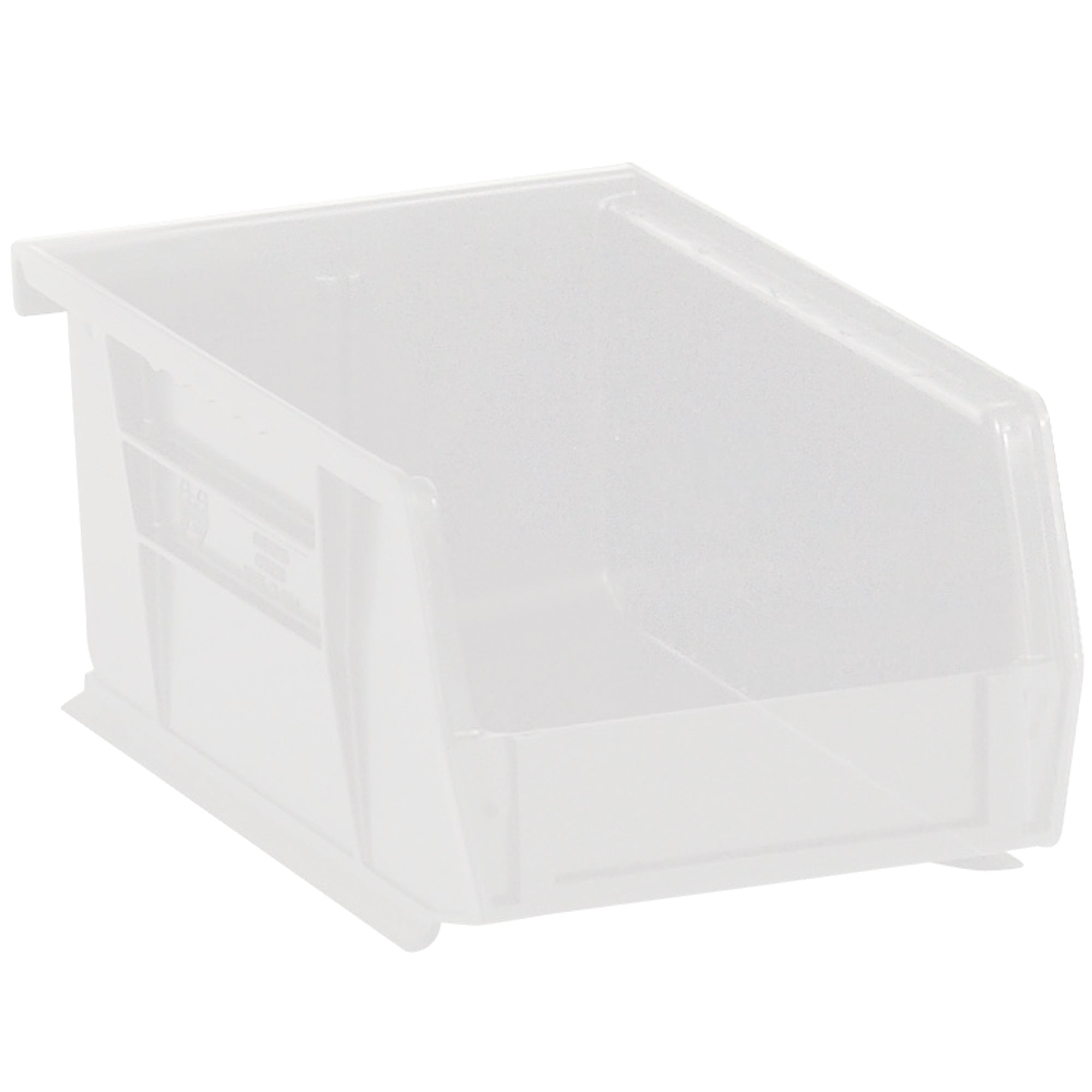 9 1/4 x 6 x 5" Clear Plastic Stack & Hang Bin Boxes (BINP0965CL) Case Of 12