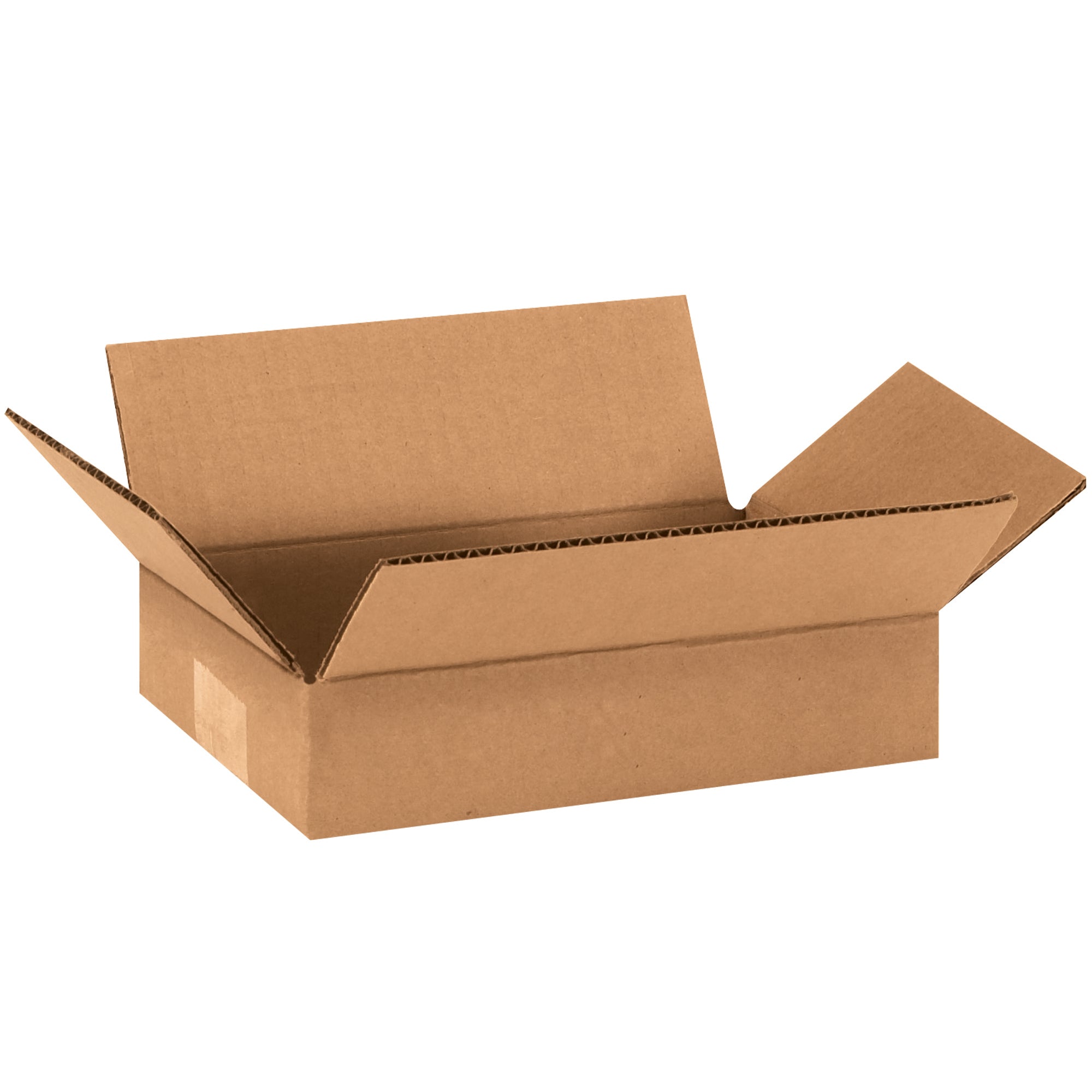 9 x 6 x 2" Flat Corrugated Boxes (962) Bundle Of 25