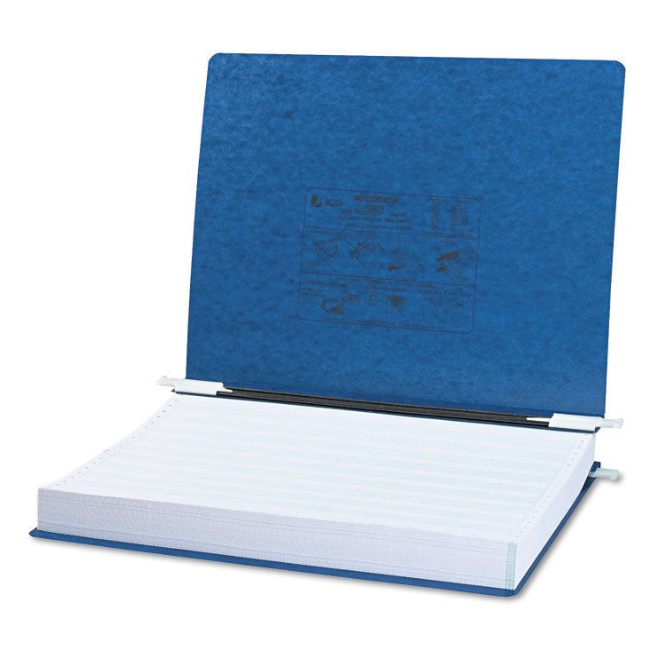 ACCO PRESSTEX Covers with Storage Hooks, 2 Posts, 6" Capacity, 14.88 x 11, Dark Blue (ACC54073) Each