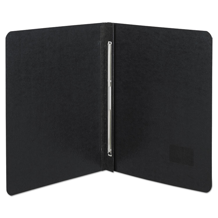 ACCO PRESSTEX Report Cover with Tyvek Reinforced Hinge, Side Bound, Two-Piece Prong Fastener, 3" Capacity, 8.5 x 11, Black/Black (ACC25071) 1 Pack of 1