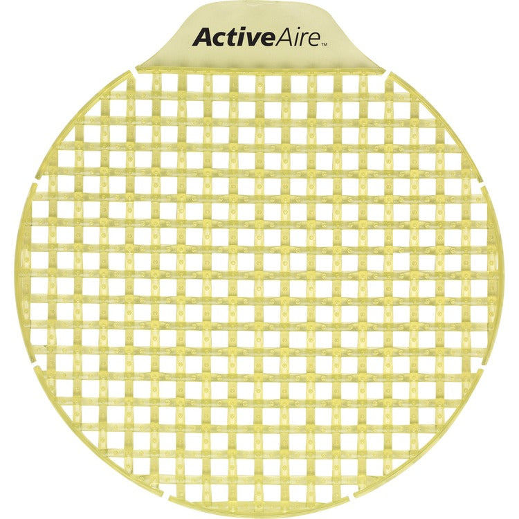 ActiveAire Low-Splash Deodorizer Urinal Screen, Citrus, 12 Screens/Case (GPC48265) Case of 12
