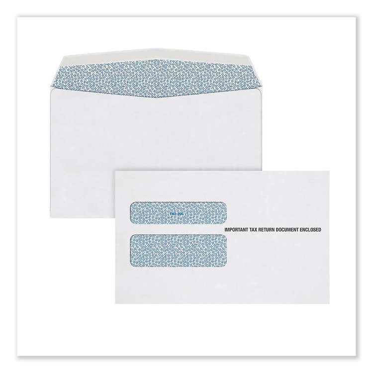 Adams W-2 Peel and Seal Envelopes, Commercial Flap, Self-Adhesive Closure, 5.63 x 9, White, 15/Pack (TOP2219LSR) Pack of 15