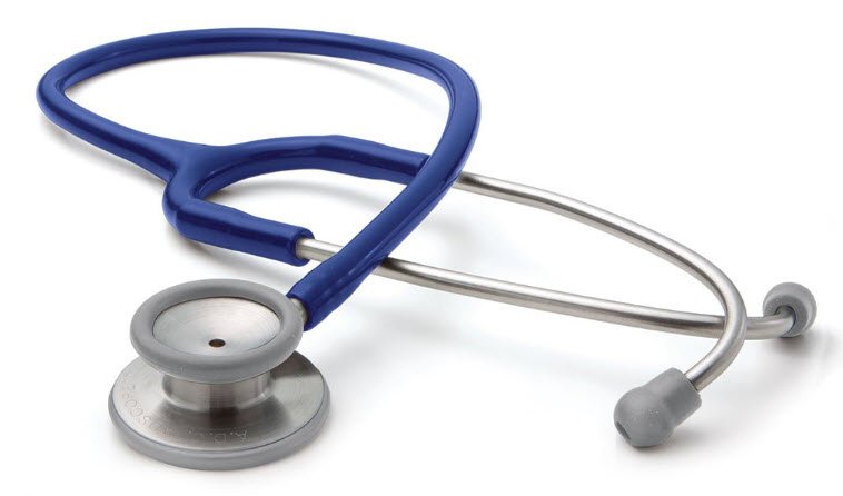 Adscope 603 Clinician Stethoscope Royal Blue 1-Tube 22 Inch Tube Double Sided Chestpiece (466020_EA) 1/EA