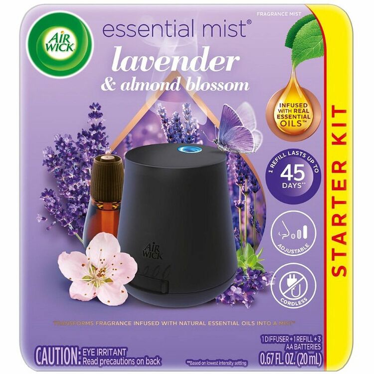 Air Wick Mist Scented Oil Diffuser Kit - Black - 1 Kit (RAC02034) Each