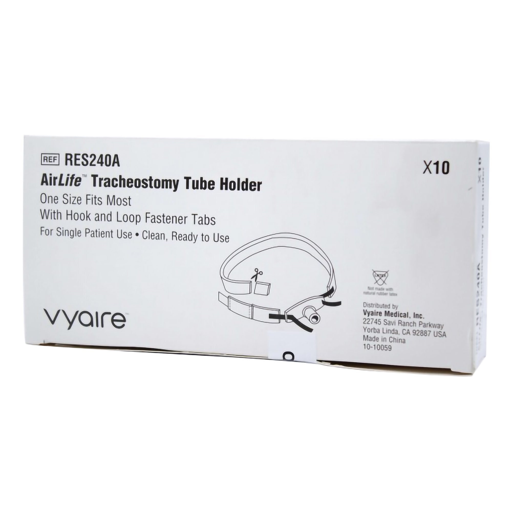 AirLife Tracheostomy Tube Holder 1 X 14 Inch Pediatric (724208_EA) 1/EA