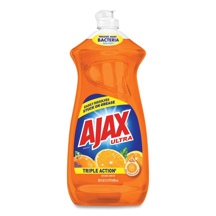 Ajax Dish Detergent, Liquid, Orange Scent, 28 oz Bottle, 9/Carton (CPC44678CT) Case of 9