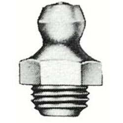 Alemite Special Thread Fittings, Straight, 21/32 in, Male/Male, 5/16 in (UNF) (025-1711-B) Each