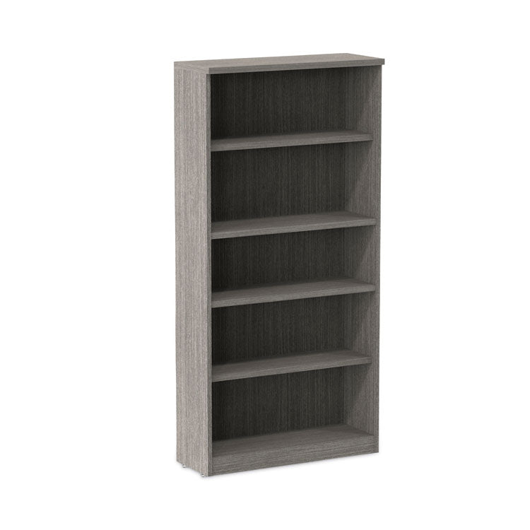 Alera Alera Valencia Series Bookcase, Five-Shelf, 31.75w x 14d x 64.75h, Gray (ALEVA636632GY) Each