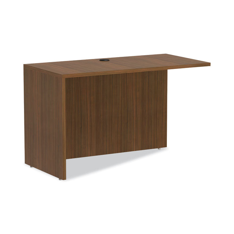 Alera Alera Valencia Series Reversible Return/Bridge Shell, 47.25w x 23.63d x 29.5h, Modern Walnut (ALEVA354824WA) Each