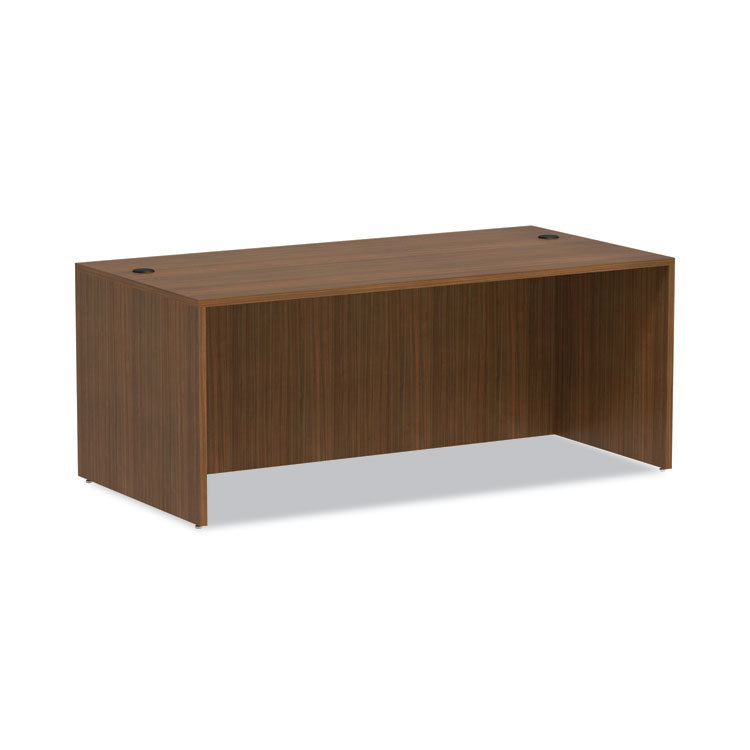 Alera Alera Valencia Series Straight Front Desk Shell, 71" x 35.5" x 29.63", Modern Walnut (ALEVA217236WA) Each
