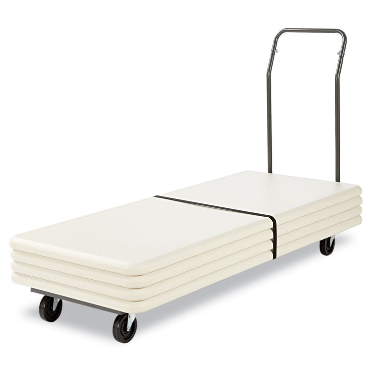 Alera Chair/Table Cart, Metal, 600 lb Capacity, 20.86" x 50.78" to 72.04" x 43.3", Black (ALEFTCART) Each