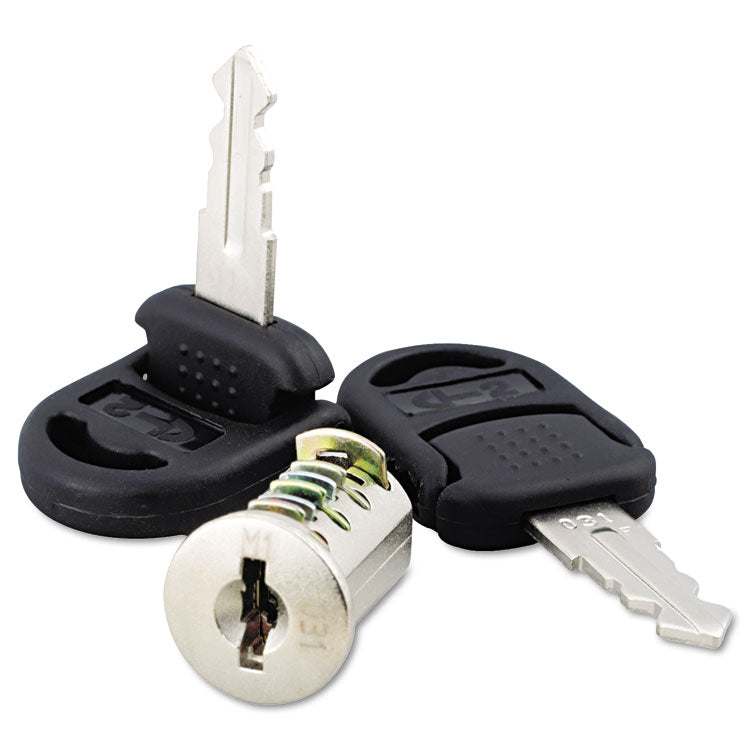 Alera Core Removable Lock and Key Set, Silver, 2 Keys (ALEVA501111) 1 Set