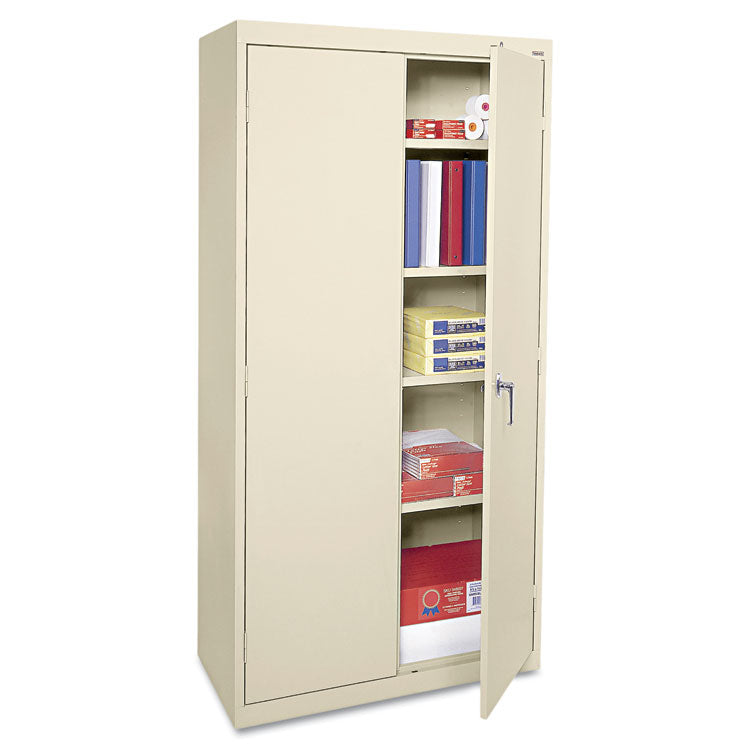Alera Economy Assembled Storage Cabinet, 36w x 18d x 72h, Putty (ALECME7218PY) Each