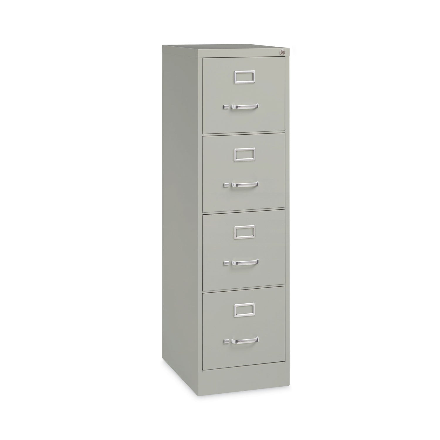 Alera Four-Drawer Economy Vertical File, Letter-Size File Drawers, 15" x 22" x 52", Light Gray (ALEHVF152252LG) Each