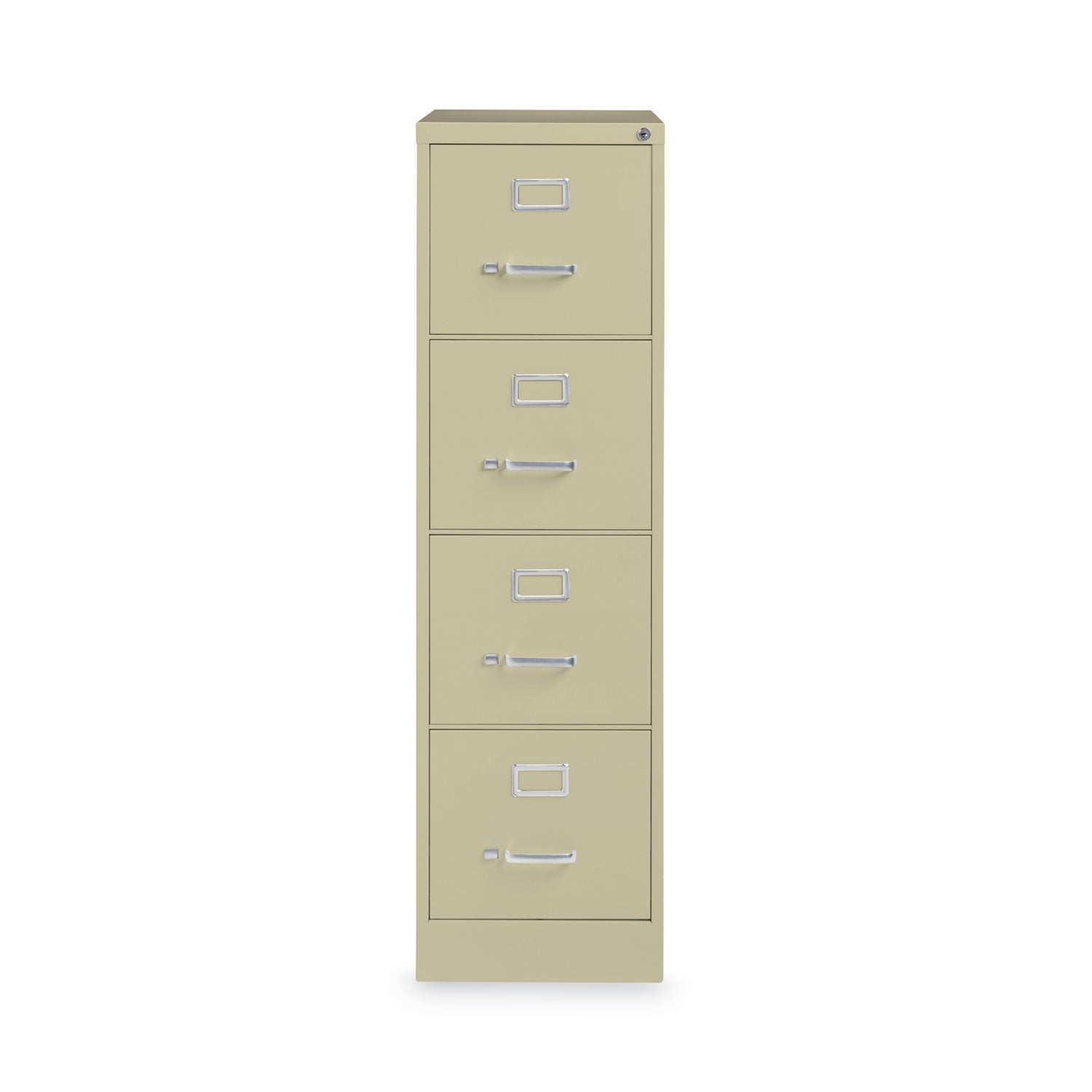 Alera Four-Drawer Economy Vertical File, Letter-Size File Drawers, 15" x 22" x 52", Putty (ALEHVF152252PY) Each