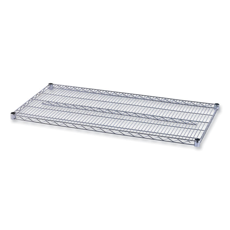 Alera Industrial Wire Shelving Extra Wire Shelves, 48w x 24d, Silver, 2 Shelves/Carton (ALESW584824SR) Pack of 2