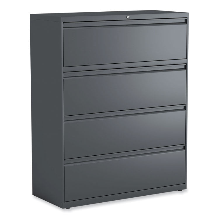 Alera Lateral File, 4 Legal/Letter/A4/A5-Size File Drawers, Charcoal, 42" x 18.63" x 52.5" (ALEHLF4254CC) Each