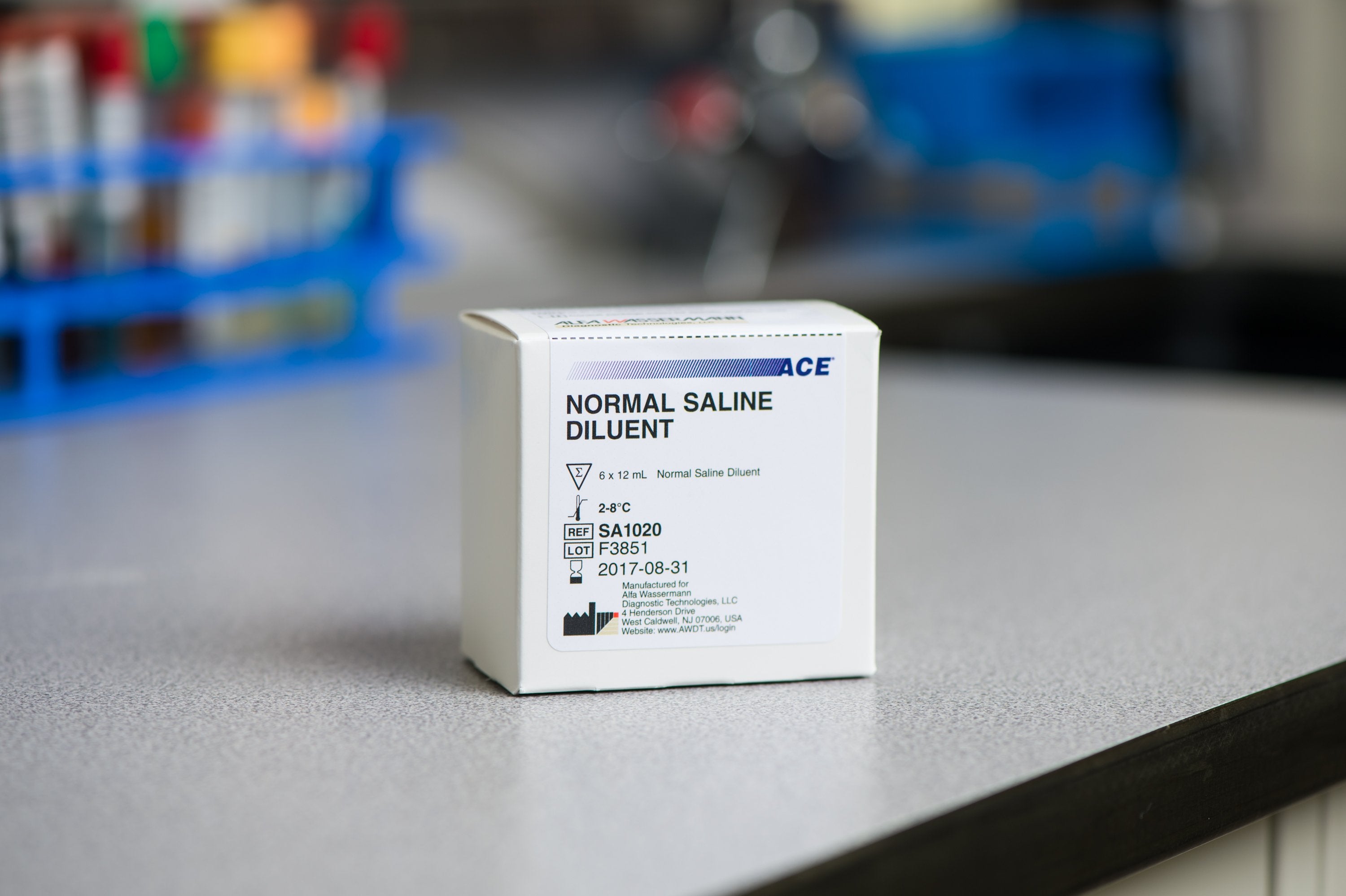 Alfa Wassermann General Chemistry Reagent Diluent Normal Saline 0.9% For ACE and ACE Alera Analyzers (333132_KT) 1/KT