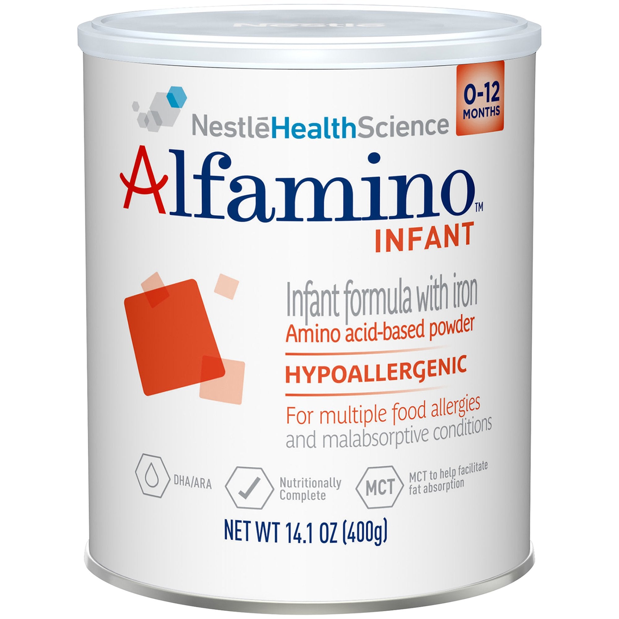 Alfamino Infant Formula Unflavored 14.1 oz. Can Powder Amino Acid Food Allergies (984025_EA) 1/EA