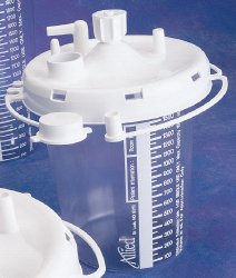 Allied Suction Canister 1500 mL Snap-On Lid (344588_CS) 48/CS