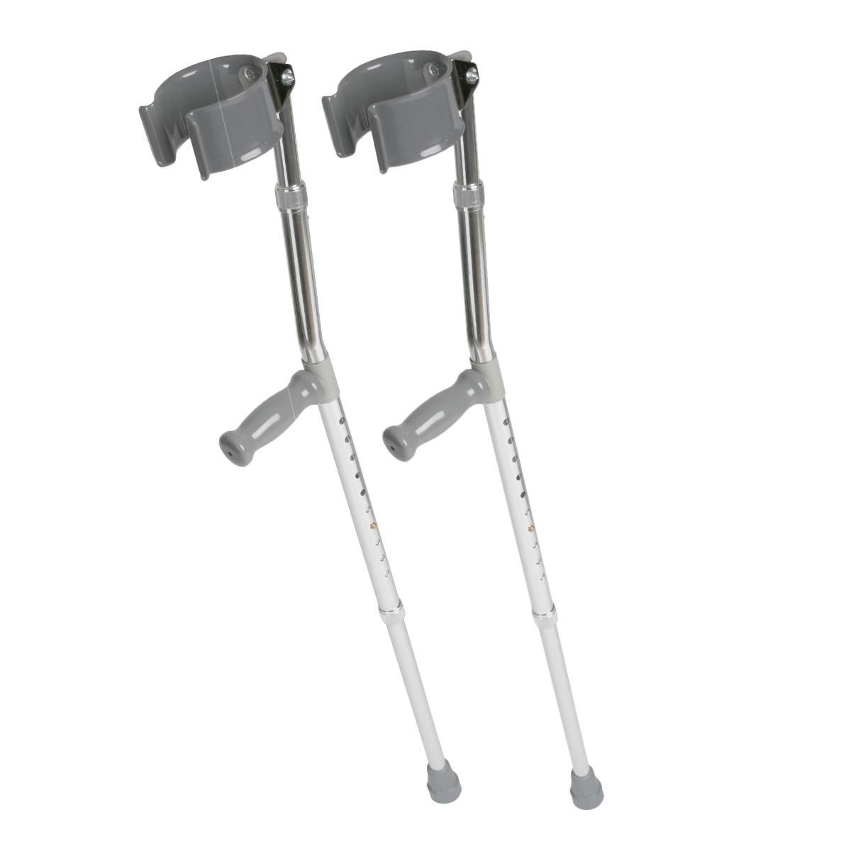 Aluminum Forearm Crutches, Youth, 2/PR (MDS805162) 1 Pair