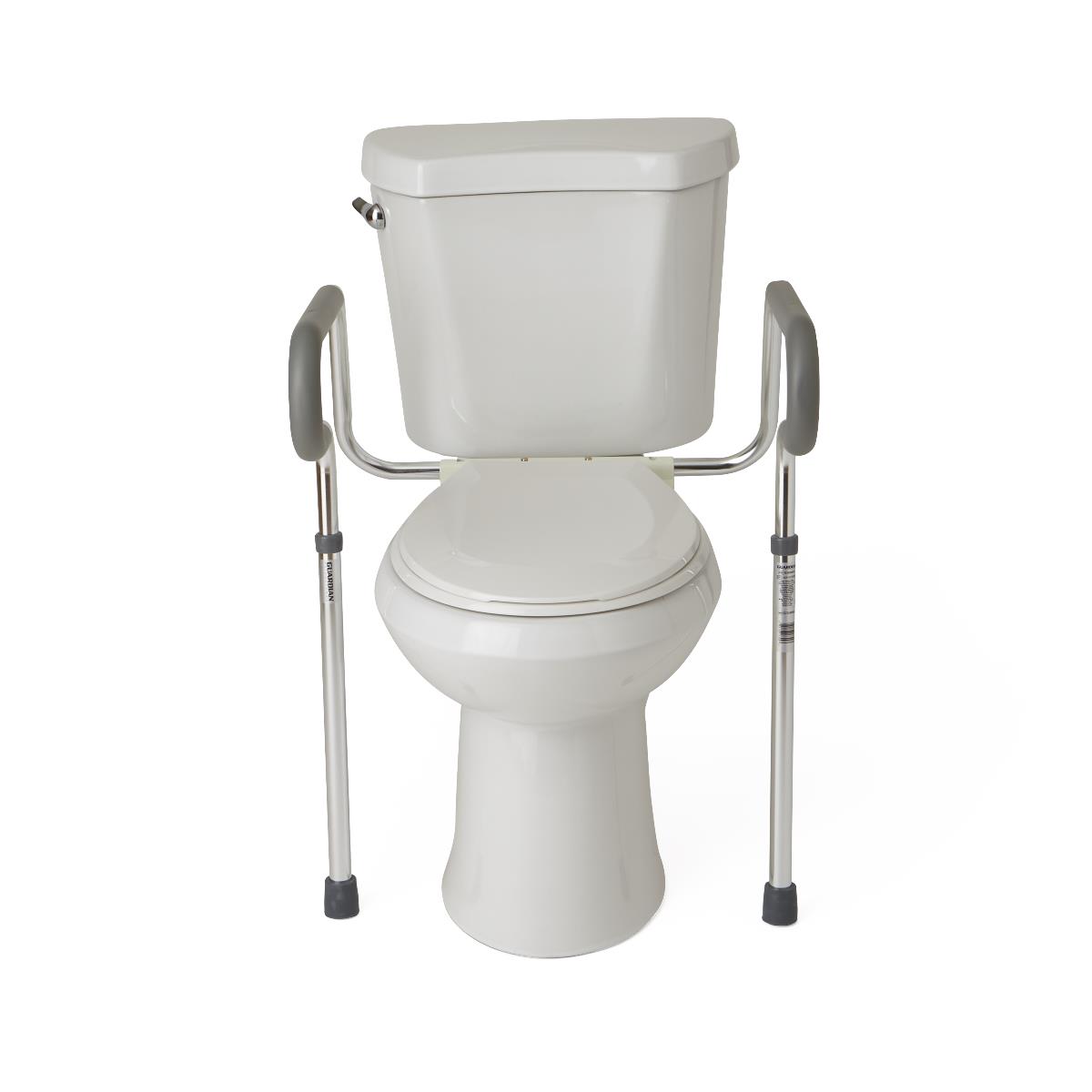 Aluminum Toilet Safety Rails, 2/CS (G30300) Case of 2